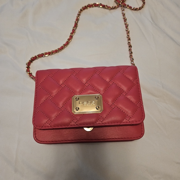 Handbags - Pink Quilted Chain Bag